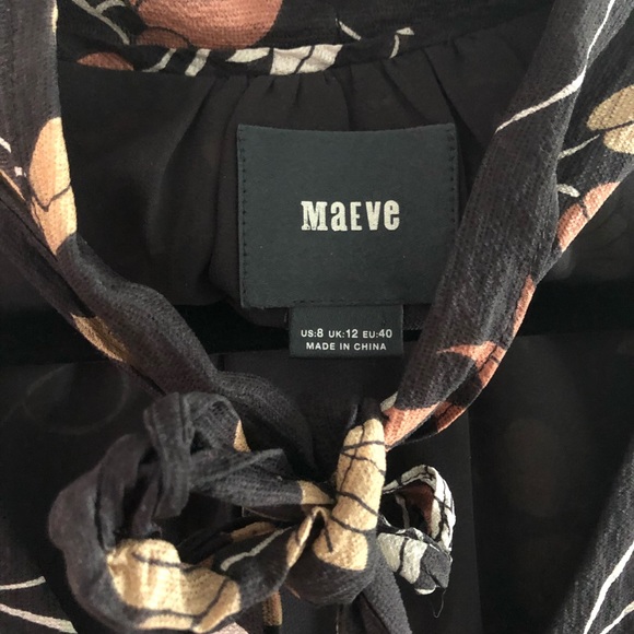 Anthropologie Maeve floral sleeveless blouse, 8 - Picture 2 of 7